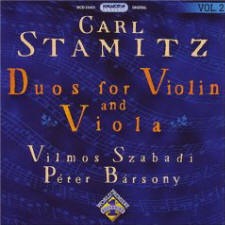 Carl Stamitz: Duos for Violin and Viola, Vol. 2
