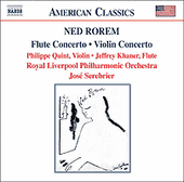 ROREM: Violin Concerto / Flute Concerto / Pilgrims