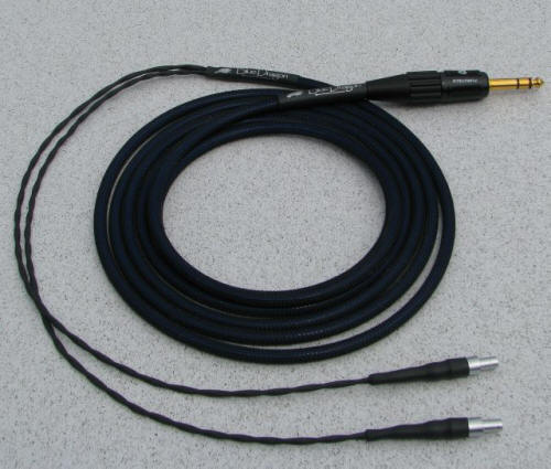 Blue Dragon Version 3 headphone cable for Sennheiser HD-580, HD-600, HD-650, and HD-800 headphones