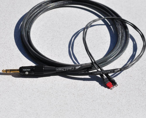 Black Dragon Version 2 headphone cable for the Sennheiser HD-580, HD-600, and HD-650 headphones 