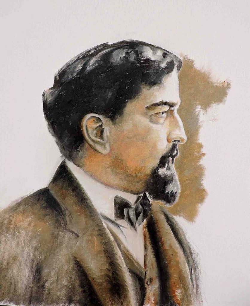 Debussy portrait by Donald Sheridan