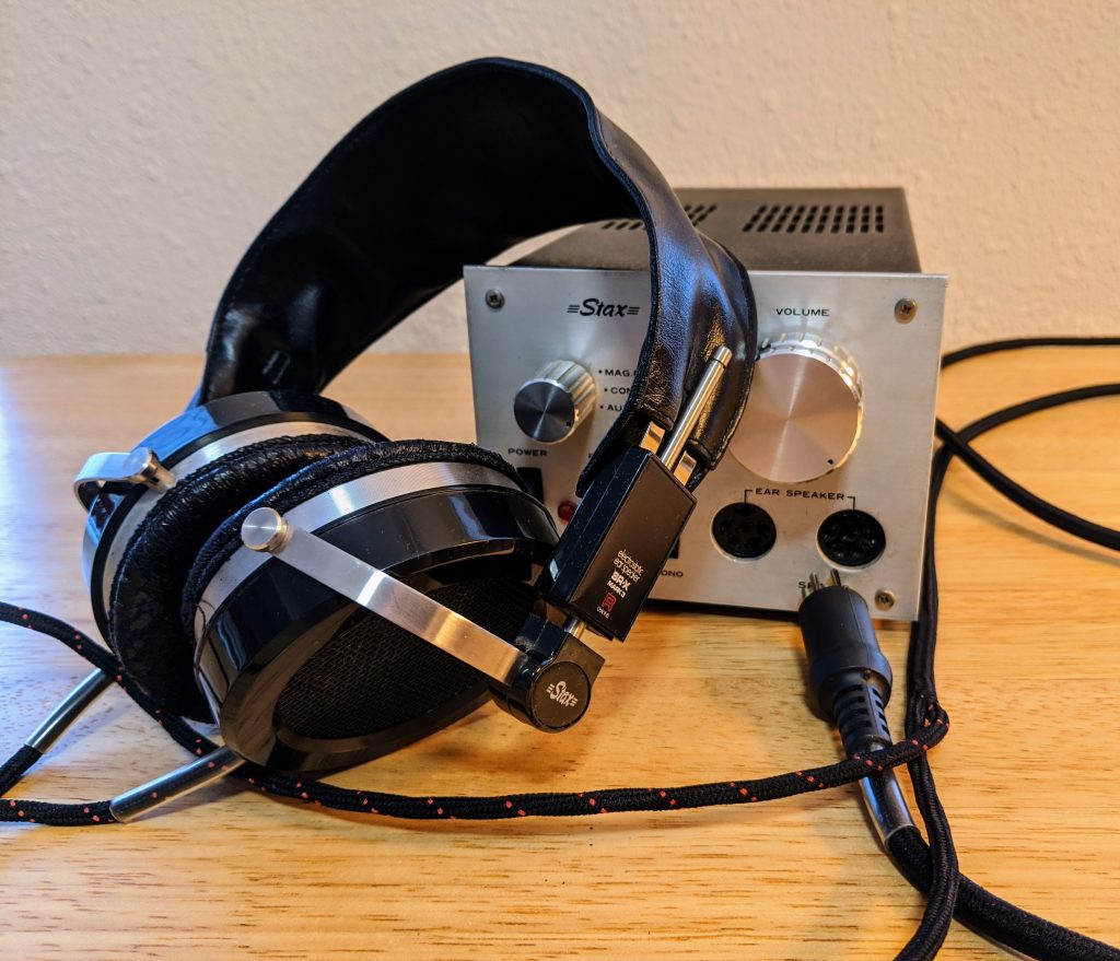 Stax SR-X Mk III headphones and amplifier