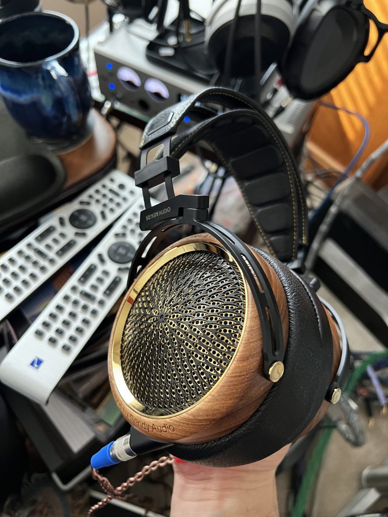 Omega Wooden Headphone Stand - Walnut - Dedicated Audio