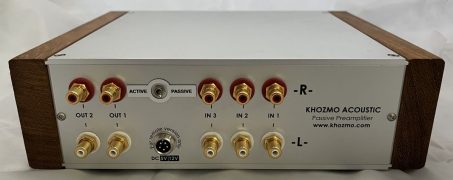 Khozmo Acoustic Passive Preamplifier Positive Feedback